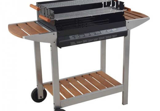 Barbecue Cook in Garden