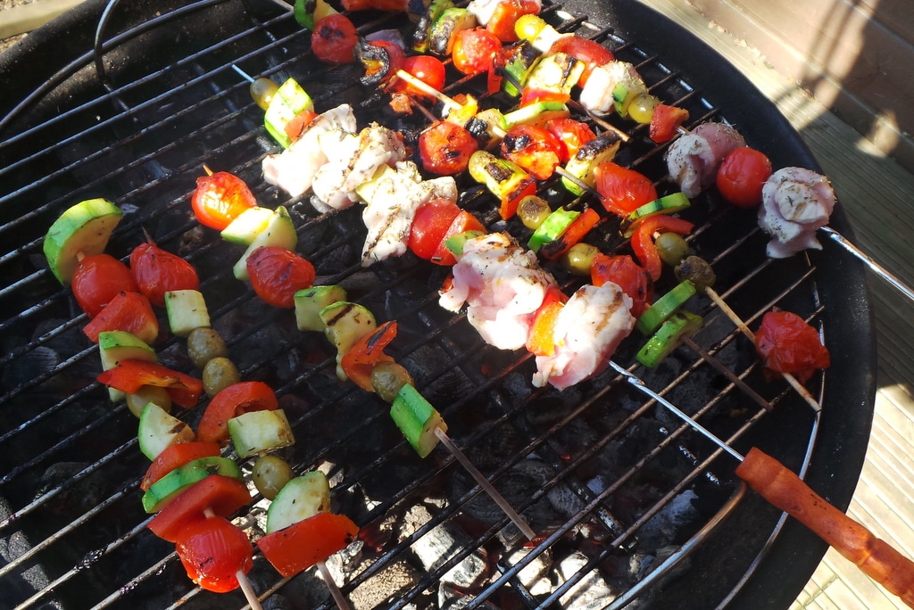 brochette de légume au barbecue