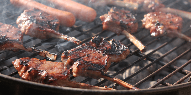 preparation barbecue