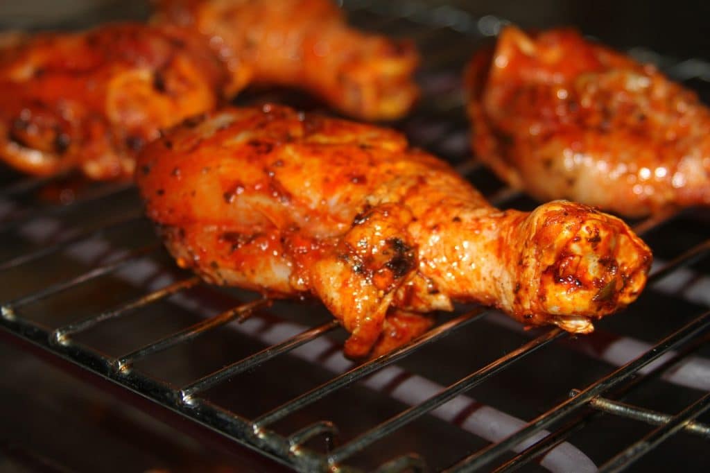 Cuisses de poulet marinées au barbecue